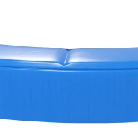 SPORTNOW Trampolin Sicherheitsabdeckung Ø366x30 cm Faltbar und tragbar, aus Kunststoff, PE und Schaum, Mehrfarbig(m-4)