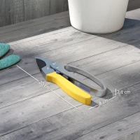 Outsunny 8" Garden Secateurs, Pruning Shears Heavy Duty with Sharp SK5 Blade, Bypass Pruners with Safety Lock and Non-Slip Handles, Lightweight & Ergonomic, Pruning Scissors for Precise Cutting(m-3)