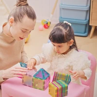 HOMCOM 2 In 1 Toddler Sofa Chair,  48 x 44 x 41 cm, for Game Relax Playroom, Pink(m-9)