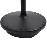Vinsetto Bürohocker mit Schwenkfunktion, ergonomischer Hocker, höhenverstellbar 65,5-83,5 cm 120° neigbar Grau(m-9)