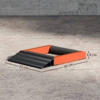 HOMCOM Motorcycle Wheel Cleaning Roller Stand with Aluminium Alloy Frame and Rollers, Motorcycle Maintenance Stand for Tyre Cleaning and Chain Lubrication, Fit Tyre Width < 180mm, Bikes < 500lb, Black(m-3)