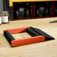 HOMCOM Motorcycle Wheel Cleaning Roller Stand with Aluminium Alloy Frame and Rollers, Motorcycle Maintenance Stand for Tyre Cleaning and Chain Lubrication, Fit Tyre Width < 180mm, Bikes < 500lb, Black(m-9)