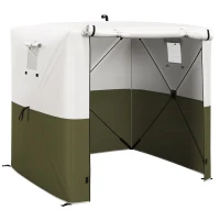 Outsunny 2 x 2m Pop-Up Gazebo, with Accessories - Green(m-1)