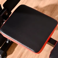 HOMCOM Banc de musculation Fitness entrainement complet avec support d'haltères dossier réglable acier 175 x 139 x 127 cm noir(m-9)