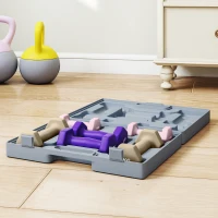 SPORTNOW Zestaw hantli, 6-częściowy zestaw hantli ze stalowymi ciężarami, 1kg, 2kg, 3kg(m-9)