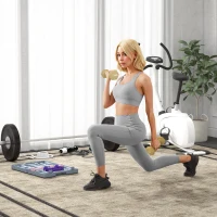 SPORTNOW Zestaw hantli, 6-częściowy zestaw hantli ze stalowymi ciężarami, 1kg, 2kg, 3kg(m-2)