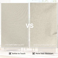 Outsunny Rattan Garden Chairs Set of 2, Outdoor Rattan Chairs with Cushions, Armrests and High Back, PE Wicker Garden Armchair with Steel Frame for Balcony, Porch, Beige(m-6)