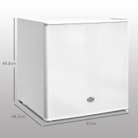 HOMCOM 35L Mini Freezer, -24℃ to -14℃ Temperature - White(m-3)