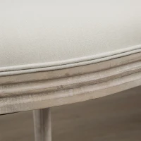 HOMCOM set van 2 eetkamerstoelen 49 cm x 56 cm x 96 cm(m-8)