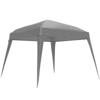 Outsunny Pavillon-Ersatzdach, Ersatzplane für 3 x 3 m Gartenpavillon, Gartenzeltdach-Ersatz, UPF50+, Oxford-Stoff, Hellgrau(m-6)