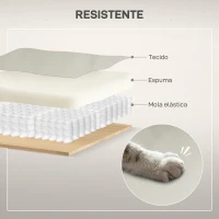 HOMCOM Poltrona Relax Levanta Pessoas com 8 Pontos de Massagem Reclinável com Função de Aquecimento 89x93x105 cm Cinzento Claro(m-4)