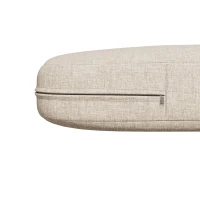 5-teiliges Garten-Lounge-Set mit Seil, verstellbare Füße, glatte Glas-Tischplatte, inklusive Sitz- und Rückenkissen, Beige(m-6)