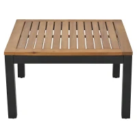 Set di mobili da giardino con 2 divani a 2 posti, 2 tavolini, 1 tavolo, 205x145x66 cm, Grigio(m-8)