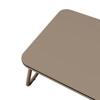 Juego de Salón de Jardín para 4 Personas con Sofá Doble 2 Sofás Individuales y 1 Mesa de Centro Beige(m-10)