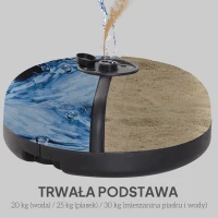 HOMCOM Wolnostojący Worek Bokserski z Podstawą i Plastikowym Padem, 176 cm, Idealny dla Profesjonalistów i Początkujących, Czarny(m-5)