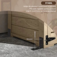 Outsunny Magazie de Gradina din Lemn, Dulap de Depozitare(m-6)
