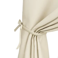 Cama Doble de Jardín con Cortina de Sombra Tumbona de Ratán con Respaldo Ajustable y Mesa Auxiliar Desmontable 187x 128x 186 Cm Beige(m-7)