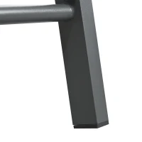 Juego de Muebles de Jardín para 5-6 Personas con 2 Sofás de 3 Plazas 1 Mesa Incluye 7 Cojines Grises Gris(m-10)