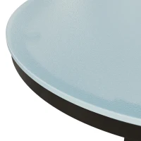 5-teiliges Garten-Lounge-Set mit Seil, verstellbare Füße, glatte Glas-Tischplatte, inklusive Sitz- und Rückenkissen, Beige(m-8)