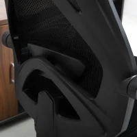 Vinsetto Office Chair with Footrest,High Back Swivel Desk Chair with Adjustable Height and Headrest for Home Office, Black(m-10)