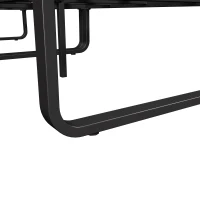 Ensemble de meubles de jardin pour 4-5 places assises, 2 tables basses intégrées, coussins de siège confortables et oreillers, Gris(m-8)