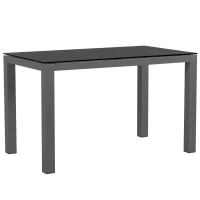 Ensemble de fauteuils de jardin pour 4 à 5 personnes, mobilier de jardin avec table d'appoint et table basse, 5 pièces, Gris(m-8)