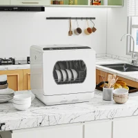 HOMCOM Multi-Program 6L Tabletop Dishwasher(m-2)