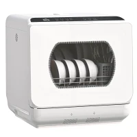 HOMCOM Multi-Program 6L Tabletop Dishwasher(m-1)