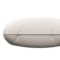 Juego de Muebles de Jardín para 4-5 Asientos 1 Mesa de Centro de Vidrio Templado Cómodos Cojines y Almohadas Beige(m-7)