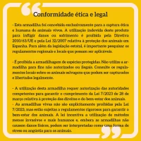 Outsunny Trampa para Animales Vivos con Puerta Jaula de Captura Metálica con Asa para Conejos Visones Pequeños 60x18x20 cm Verde Oscuro(m-7)