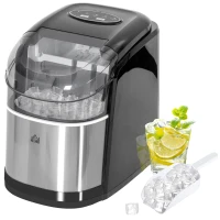 HOMCOM 12kg Countertop Ice Machine, with Scoop(m-10)
