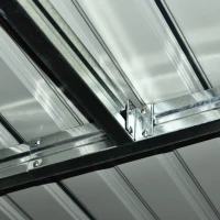 Domek na narzędzia altana szopa z rozsuwanymi drzwiami okno stal szary Outsunny(m-8)