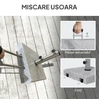 Outsunny Baza pentru Umbrela de 28kg din Granit(m-6)