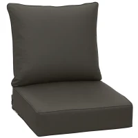 Outsunny Outdoor Seat and Back Cushion Set Patio Deep Seating Chair Replacement Cushion(m-10)