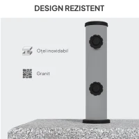 Outsunny Baza pentru Umbrela de 28kg din Granit(m-5)