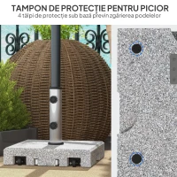 Outsunny Baza pentru Umbrela de 28kg din Granit(m-7)