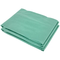 Outsunny 3 x 2 x 2m Greenhouse Replacement Cover ONLY Winter Garden Plant PE Cover for Tunnel Walk-in Greenhouse with Roll-up Windows Door Outdoor, Green(m-11)