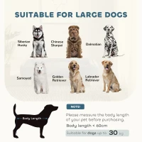 PawHut Canapea pentru Câini până la 30 kg cu Pernă Detașabilă, 96x66x24 cm, Albastru(m-4)