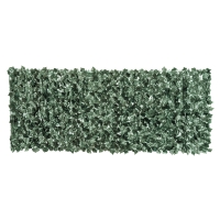 Outsunny Seto Artificial Ocultación Jardín en Rollo 2,4x1 m Valla de Privacidad de Hiedra Artificial para Balcón Exterior