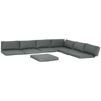 Outsunny 14-Piece Dining Set Cushions - Grey
