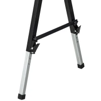 DURHAND 2er-Set Sägepferd Arbeitsbock Unterstellbock Klappbar rutschfest Stahl Gelb Schwarz 100 x 49 x 62-90 cm Belastbarkeit 100 kg(m-13)
