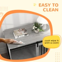 PawHut 118cm Dog Crate Furniture with Removable Cushion for Extra Large Dogs - Grey(m-8)