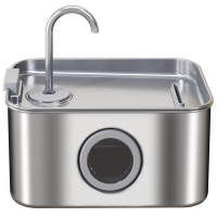 PawHut Katzenbrunnen 3,2L Trinkbrunnen für Katzen mit leiser Pumpe Aktivkohlefilter