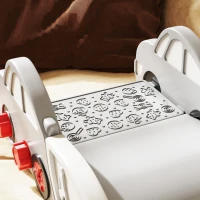 AIYAPLAY Kids Slide for Bed, Sofa, with Extended Length, Easy to assemble and Store, Grey(m-9)