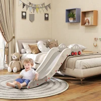 AIYAPLAY Kids Slide for Bed, Sofa, with Extended Length, Easy to assemble and Store, Grey(m-2)