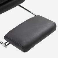 Vinsetto Sedia da Ufficio con Funzione Massaggiante, Riscaldante, Reclinabile, in Similpelle, 65x72x109-117cm, Nero(m-4)