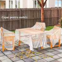 Outsunny Acoperiș pentru Seră 6x10m din PP Anti UV și Impermeabil Transparent(m-6)