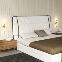 HOMCOM Led Wall Lamp 2 Pack, 13W Modern Indoor Spiral Wall Light, Colour Temperature Adjustable 3000K/4000K/6500K, for Bedroom, Living Room, Hallway, Stairs, Silver Tone(m-2)