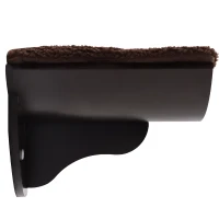 PawHut Katzenliege Katzen Wandliege Katzenbett Katzenregal Wandmontage Plüschauflage Braun 41 x 28 x 21 cm(m-9)