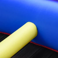 Opblaasbaar springkasteel met glijbaan voor 2 kinderen springkasteel speelkasteel met blazer(m-9)